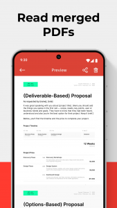 اسکرین شات 6 برنامه Merge Multiple PDF Files