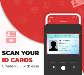 اسکرین شات 2 برنامه PDF Maker: Docs & ID Scanner