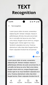 اسکرین شات 3 برنامه PDF Scanner, Image to text