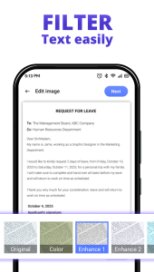 اسکرین شات 8 برنامه PDF Scanner, Image to text