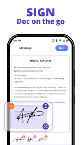 اسکرین شات 6 برنامه PDF Scanner, Image to text