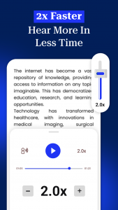 اسکرین شات 4 برنامه PDF Speaker Text To Speech TTS