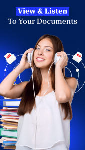 اسکرین شات 1 برنامه PDF Speaker Text To Speech TTS
