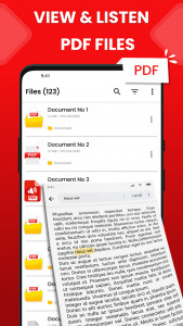 اسکرین شات 4 برنامه PDF Speaker Text To Speech TTS
