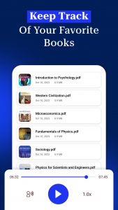 اسکرین شات 7 برنامه PDF Speaker Text To Speech TTS
