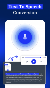 اسکرین شات 6 برنامه PDF Speaker Text To Speech TTS