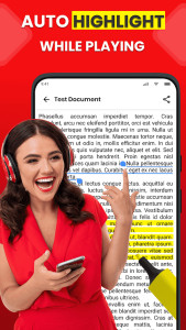 اسکرین شات 2 برنامه PDF Speaker Text To Speech TTS