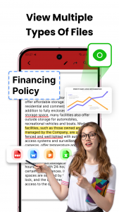 اسکرین شات 1 برنامه PDF Reader: View PDF File