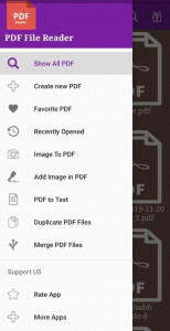 اسکرین شات برنامه PDF File Reader 1