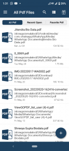 اسکرین شات برنامه PDF File Reader 5