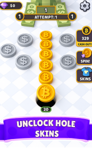 اسکرین شات 6 بازی Bitcoin Hole