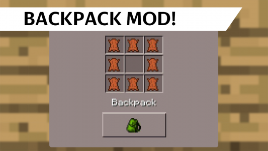 اسکرین شات برنامه Backpacks Mod for Minecraft 1