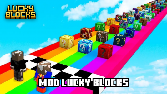 اسکرین شات 1 برنامه Lucky Block Mod for Minecraft
