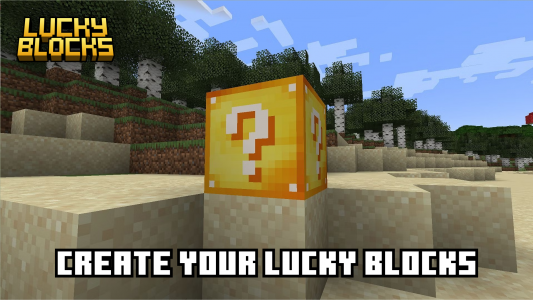 اسکرین شات 3 برنامه Lucky Block Mod for Minecraft