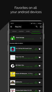 اسکرین شات 5 برنامه Pea.Fm - Radio online