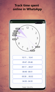 اسکرین شات 2 برنامه WaStat - WatchApp tracker
