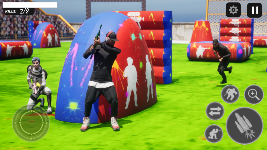 اسکرین شات 2 بازی Paintball games: Color Splash