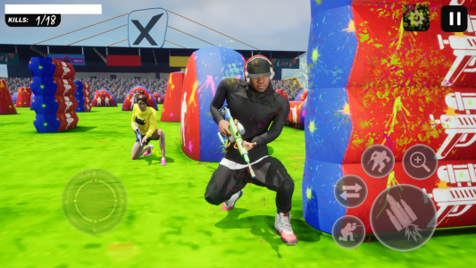 اسکرین شات 6 بازی Paintball games: Color Splash