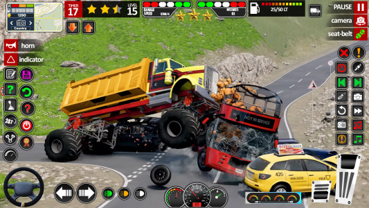 اسکرین شات 5 بازی Monster Truck Demolition Game
