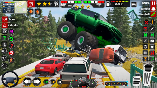 اسکرین شات 3 بازی Monster Truck Demolition Game