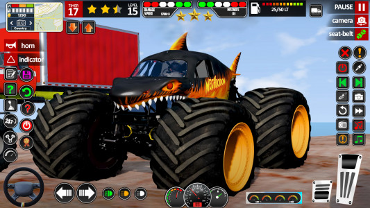 اسکرین شات 6 بازی Monster Truck Demolition Game
