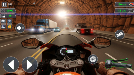 اسکرین شات 3 بازی Open World Traffic Bike Rider
