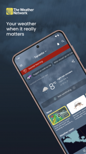 اسکرین شات برنامه The Weather Network 1