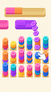 اسکرین شات 2 بازی Pencil Stack Color Sort