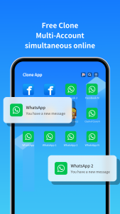 اسکرین شات 2 برنامه Clone App-Parallel Dual Space