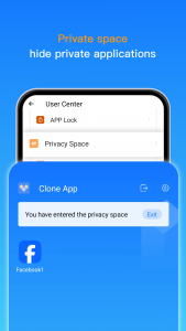 اسکرین شات برنامه Clone App-Parallel Dual Space 4