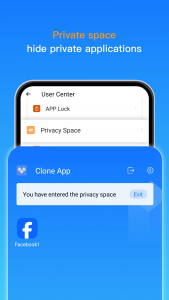 اسکرین شات برنامه Clone App-Dual App Clone Space 3