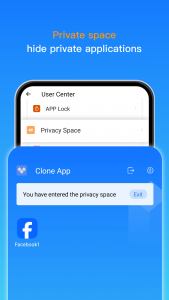 اسکرین شات برنامه Clone App-Parallel Dual Space 3