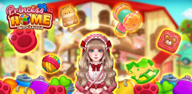 اسکرین شات 5 بازی Princess Home: Match 3 Puzzle