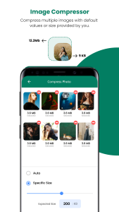 اسکرین شات 1 برنامه Image Size - Photo Resizer