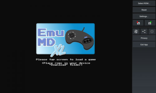 اسکرین شات برنامه EmuMD XL 4
