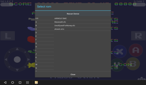 اسکرین شات برنامه EmuSNES XL 7