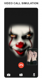 اسکرین شات بازی scary clown fake video call 6