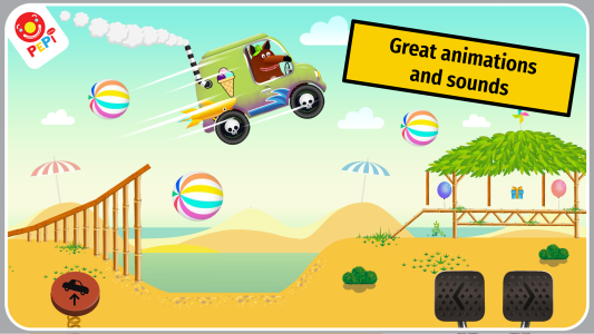 اسکرین شات 4 بازی Pepi Ride: fun car racing