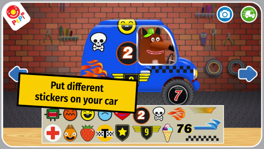اسکرین شات بازی Pepi Ride: fun car racing 8