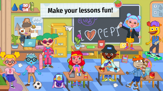 اسکرین شات بازی Pepi School: Fun Kid Games 1