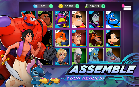 اسکرین شات بازی Disney Heroes: Battle Mode 3