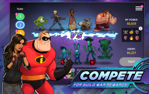 اسکرین شات بازی Disney Heroes: Battle Mode 6