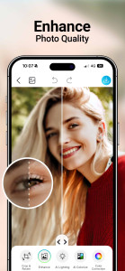 اسکرین شات 1 برنامه YouCam Enhance: Photo Enhancer