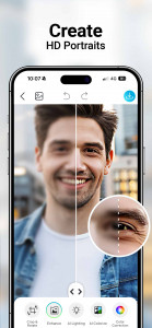 اسکرین شات 3 برنامه YouCam Enhance: Photo Enhancer