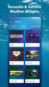 اسکرین شات 4 برنامه Weather Forecast & Widgets
