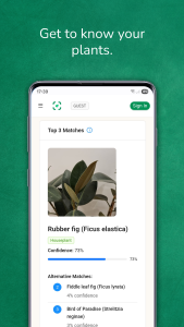 اسکرین شات 2 برنامه Plant identifier from photo