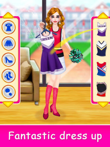 اسکرین شات 5 برنامه Cheerleader Makeup Salon Games