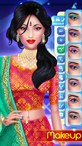 اسکرین شات 1 بازی Indian Wedding: Makeup Game