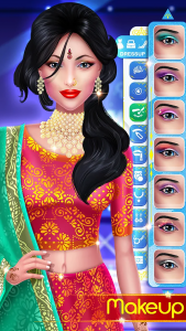 اسکرین شات بازی Indian Wedding: Makeup Game 1