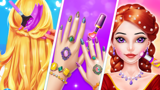 اسکرین شات بازی hair do design game 1